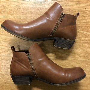 10 Wide Booties - Worn Once! Like New!
